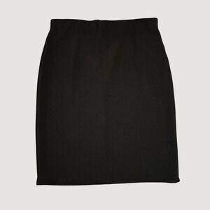 Maze Collection Pencil Skirt Womens L Black Excellent Exposed Back Zip 1587